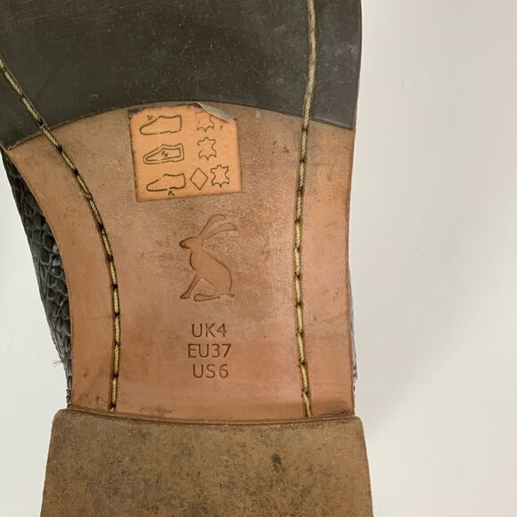 JOULES WESTBOURNE Crocodile print leather Chelsea booties - Picture 4 of 6